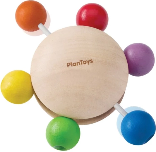 PlanToys mavrični ropotuljica