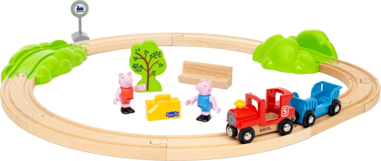 Brio world železniška proga Pujsa Pepa (Peppa Pig)