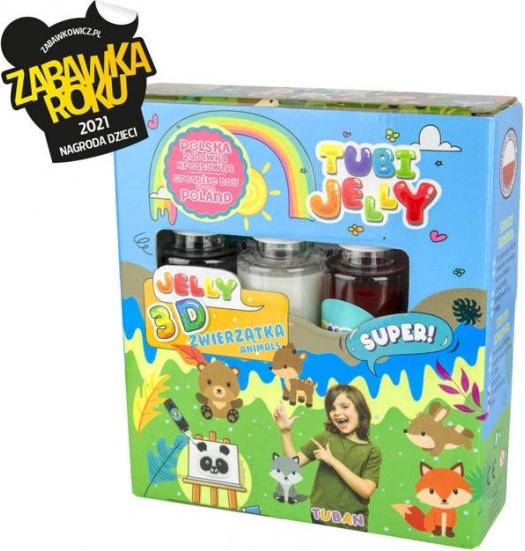 Komplet Tubi Jelly 3 barve – živalice