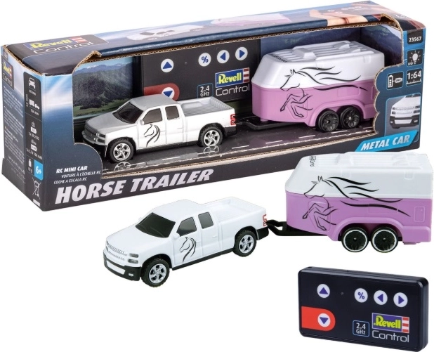 Revell RC mini avto s prikolico za prevoz konj