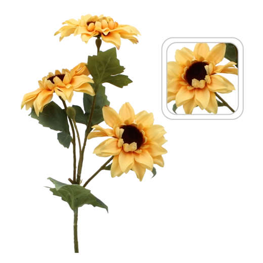 Umetna vejica sončnice 50 cm