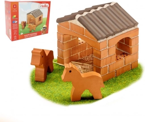 Gradbeni set Teifoc Mala hleva v škatli 18x15x8 cm