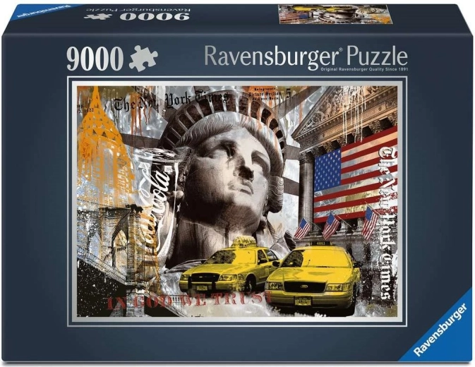 Ravensburger sestavljanka Metropola New York 9000 kosov