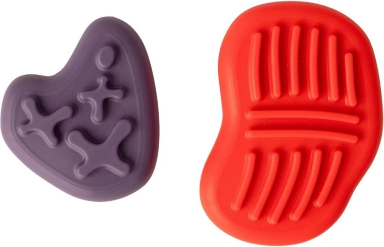 MOMS CARE senzorični protistresni kamni Pink & Purple – 2 kosa