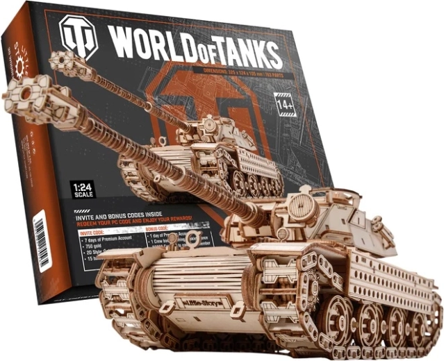Lesena 3D sestavljanka World of Tanks Bat.-Chatillon Bourrasque