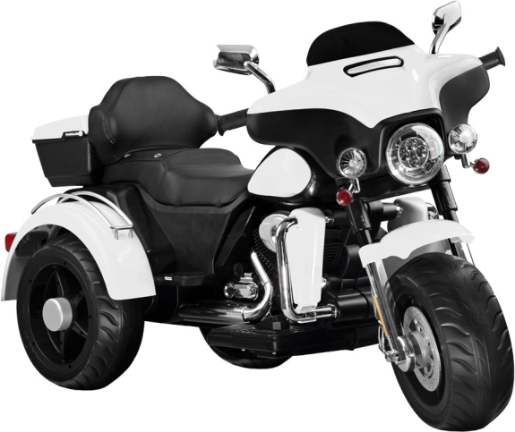 Otroški električni chopper motor s 2 motorjema, kovčkom in lučmi