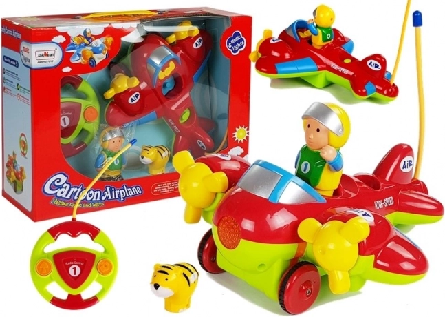 Glasbeno daljinsko vodeno letalo z volanom