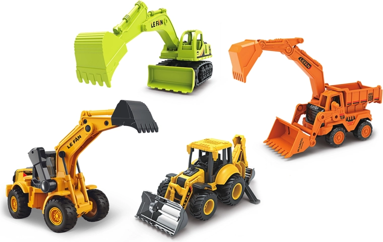 Flywheel-Powered Construction Vehicle 20 cm - 1 piece