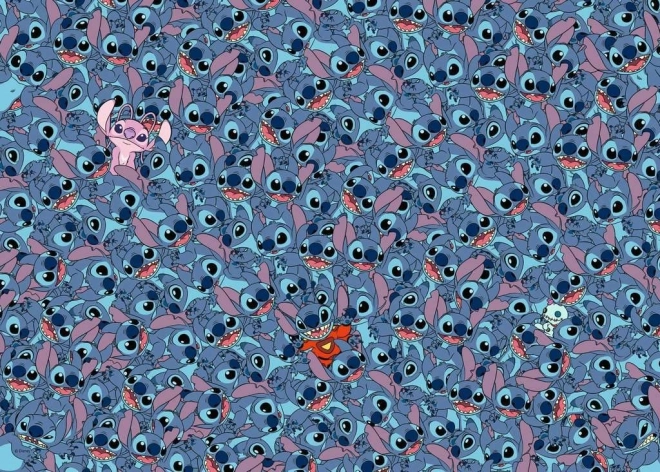 Sestavljanka 1000 kosov DISNEY Stitch Challenge RAVENSBURGER