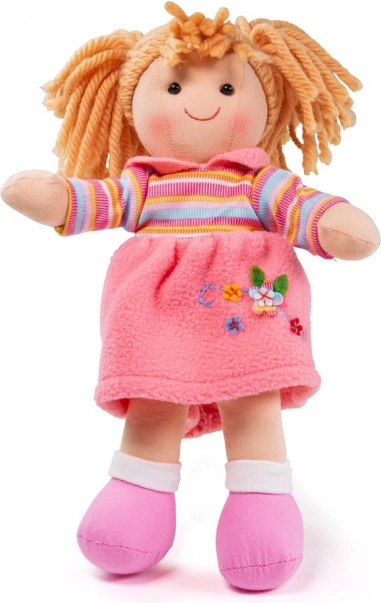 Plišasta punčka Bigjigs Toys Jenny 28 cm