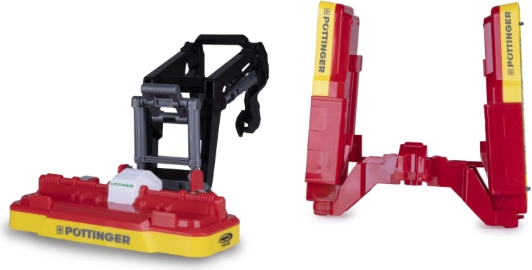 Pöttingerjeve žetvene letve s sprednjim nakladalnikom za RC-traktor Fendt Vario 1:24S