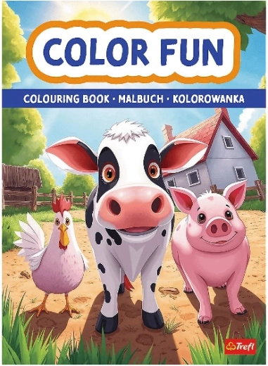 Pobarvanka Živali na kmetiji