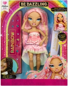 Rainbow High Be Dazzling punčka Adeline Rose – rožnata