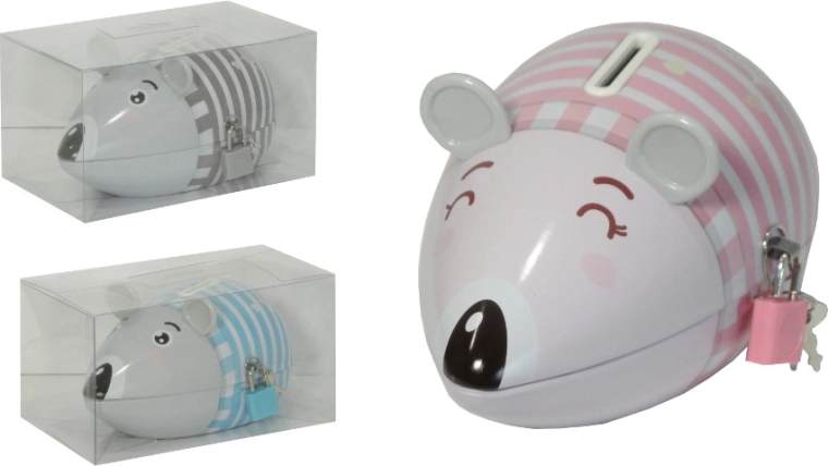 Hranilnik miška – barvit otroški hranilnik