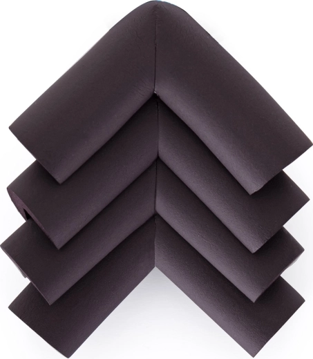 Pena zaščita za vogale Feedo, rjava, 4 kosi