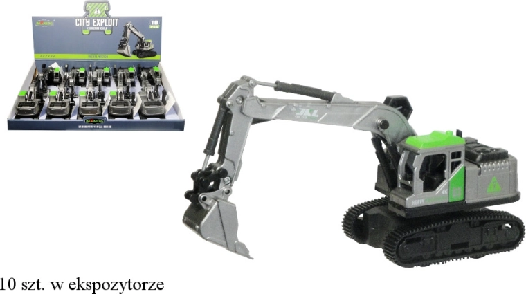 Gradbeni bager s premičnimi elementi za otroke