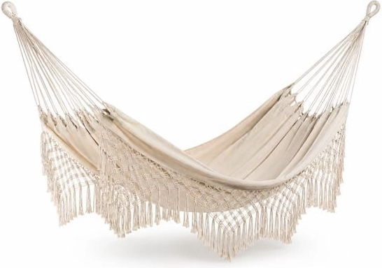 Boho hanging hammock net Baby Mix beige