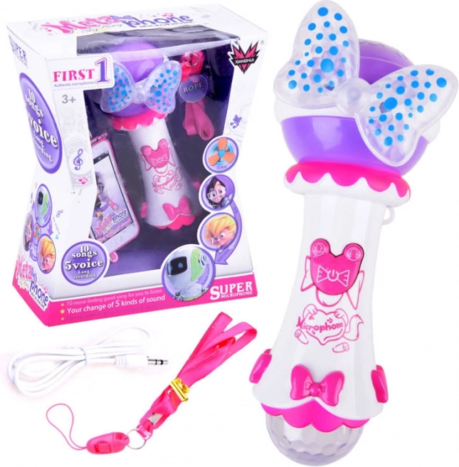Otroški karaoke mikrofon z snemanje in MP3 – Mikrofon
