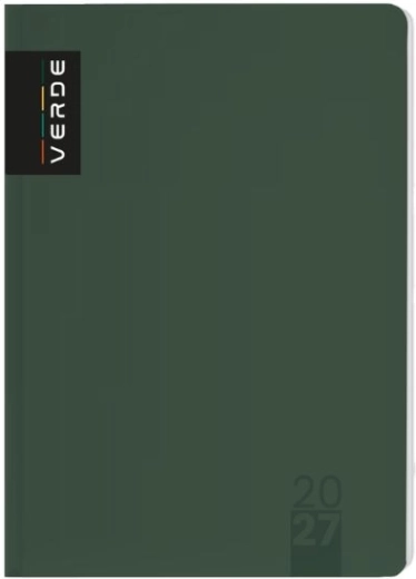 Tedenski rokovnik A5 Verde 2027 – zeleni