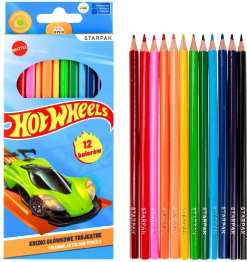 Barvice Hot Wheels, 12 barv