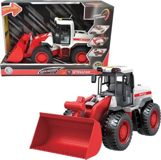 Buldožer City Service Car 1:12 z zvoki in lučmi