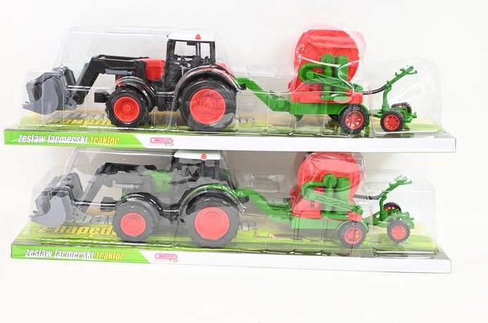 Traktor s kmetijskim priključkom za otroke
