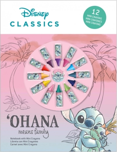 Komplet za barvanje z mini barvicami STITCH