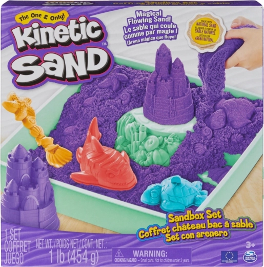 Kinetic Sand – komplet sandbox vijoličen