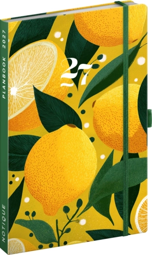Notique planbook dnevnik in zapiski limone 2027, 13 × 21 cm