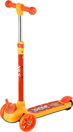 Otroški trikolesni skiro z LED kolesi NILS Fun Deer