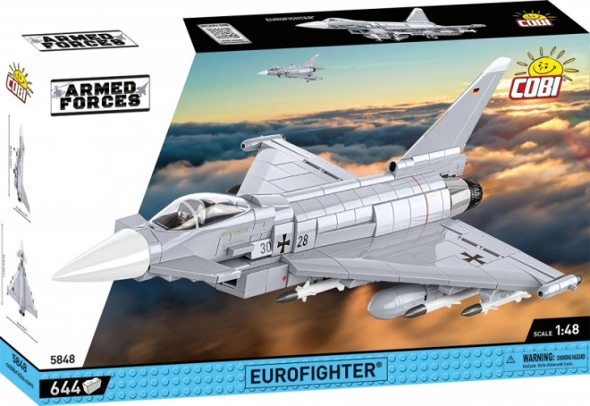 Gradbeni komplet letala Eurofighter Typhoon 1:48 od COBI