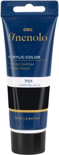 Akrilna barva 75 ml – Črna