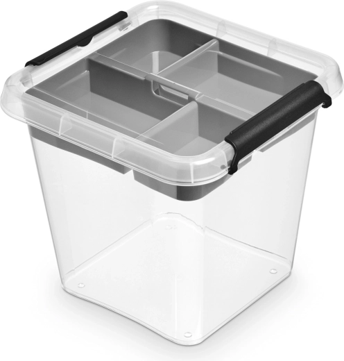 Škatla za shranjevanje s pokrovom Simplestore insert 4 l (20 × 20 × 18 cm)