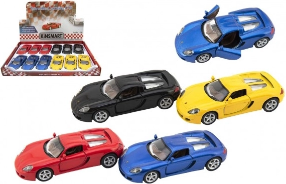 Kovinski model avtomobila Porsche Carrera GT 1:36 z vzvratnim pogonom