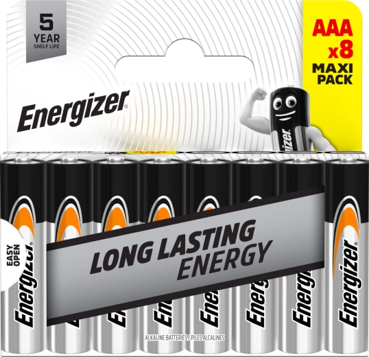 Energizer alkalne baterije AAA, 8 kosov