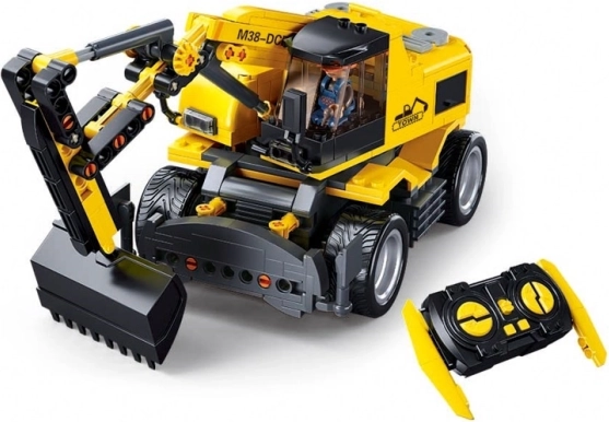 Sluban E7 Kolesni Bager z Daljinskim Upravljanjem