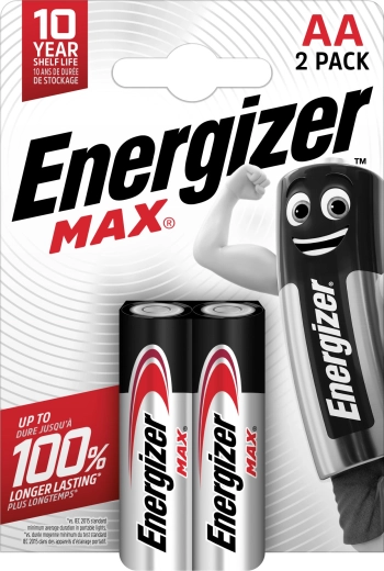 Alkalne baterije ENERGIZER Max AA, 2 kosa