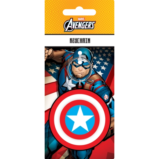 Marvel obesek za ključe s spinnerjem Kapitan Amerika – ščit