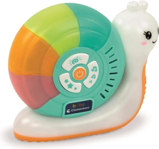 Nočna lučka polž z melodijami CLEMENTONI Baby