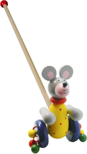 Miška na palici lesena