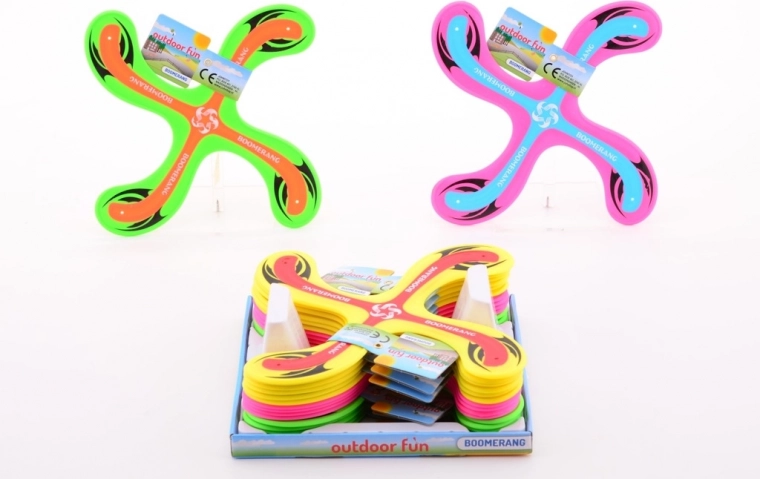 Neon barvni bumerang