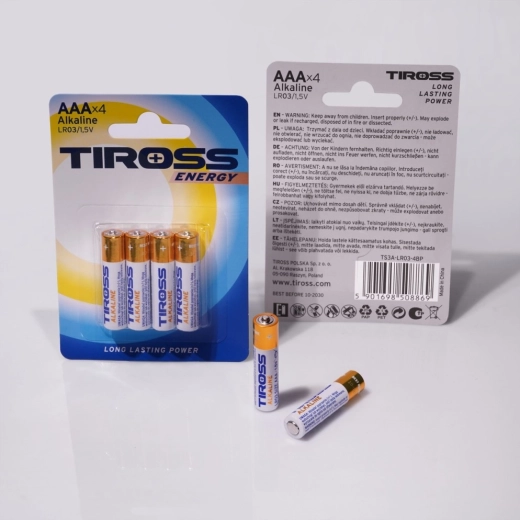 Alkalne baterije AAA LR03 1,5 V – pakiranje 4 kos
