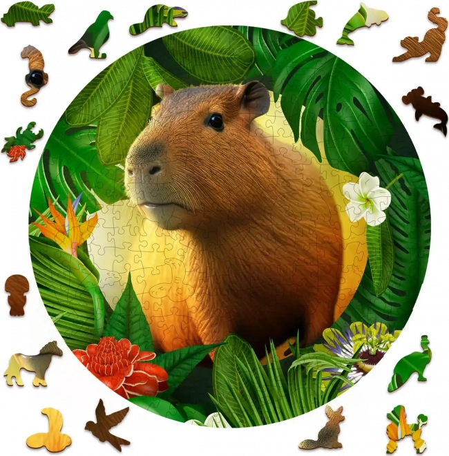 Lesene puzzle kapibara 250 kosov WOODEN CITY