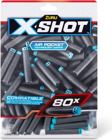 X-Shot Excel nadomestne penaste puščice 80 kos