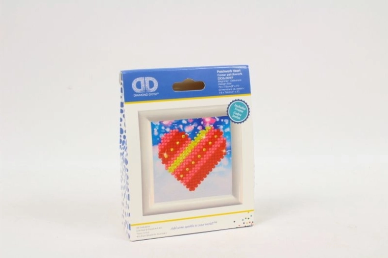 Diamond Dotz patchwork srce – komplet za diamantno vezenje