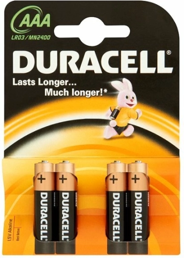 Mikro baterije AAA DURACELL Basic, 4 kosi