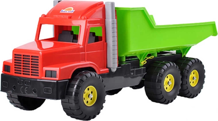 Plastic tipping truck Tatra 77 cm red-green - 1 piece