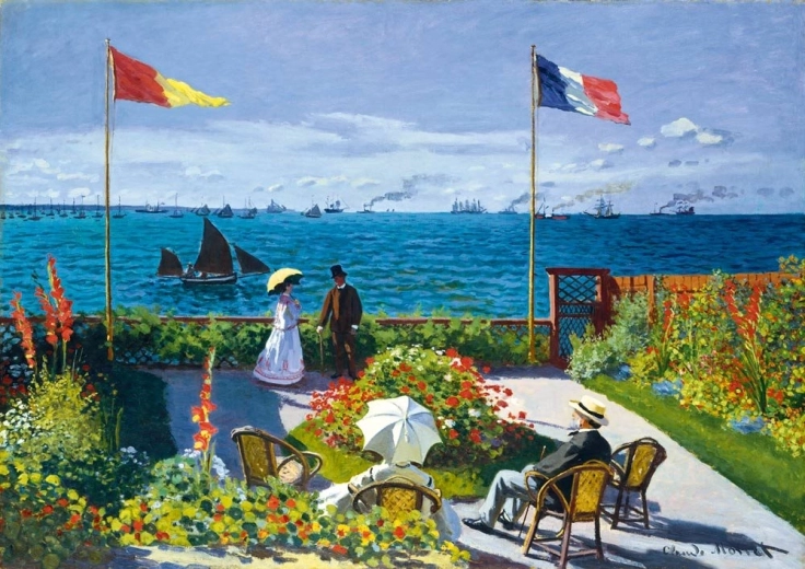 Puzzle Bluebird Vrt v Sainte-Adresse – 1000 koščkov