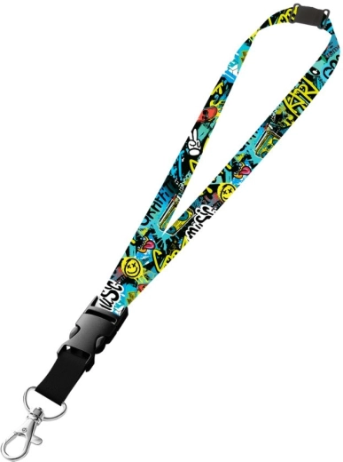 Vrvica za ključe za okoli vratu s karabinom Funny Boy
