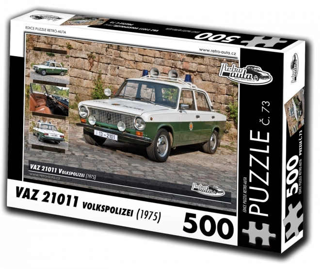 Puzzle Retro avtomobili VAZ 21011 Volkspolizei 500 kosov
